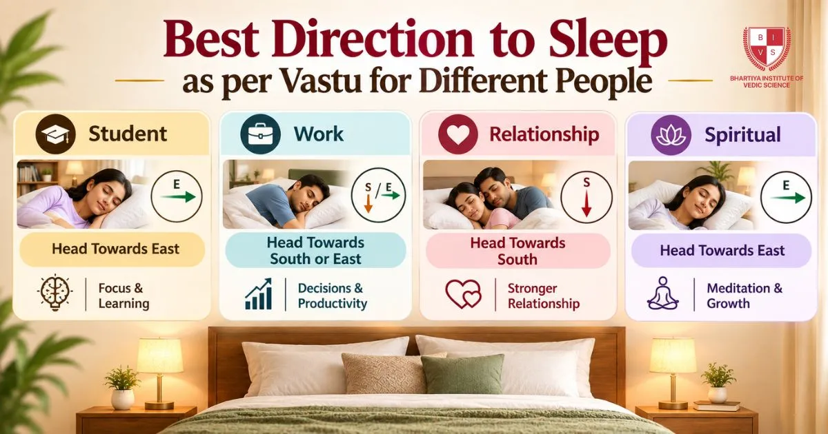 Best Direction to Sleep as per Vastu for Different People